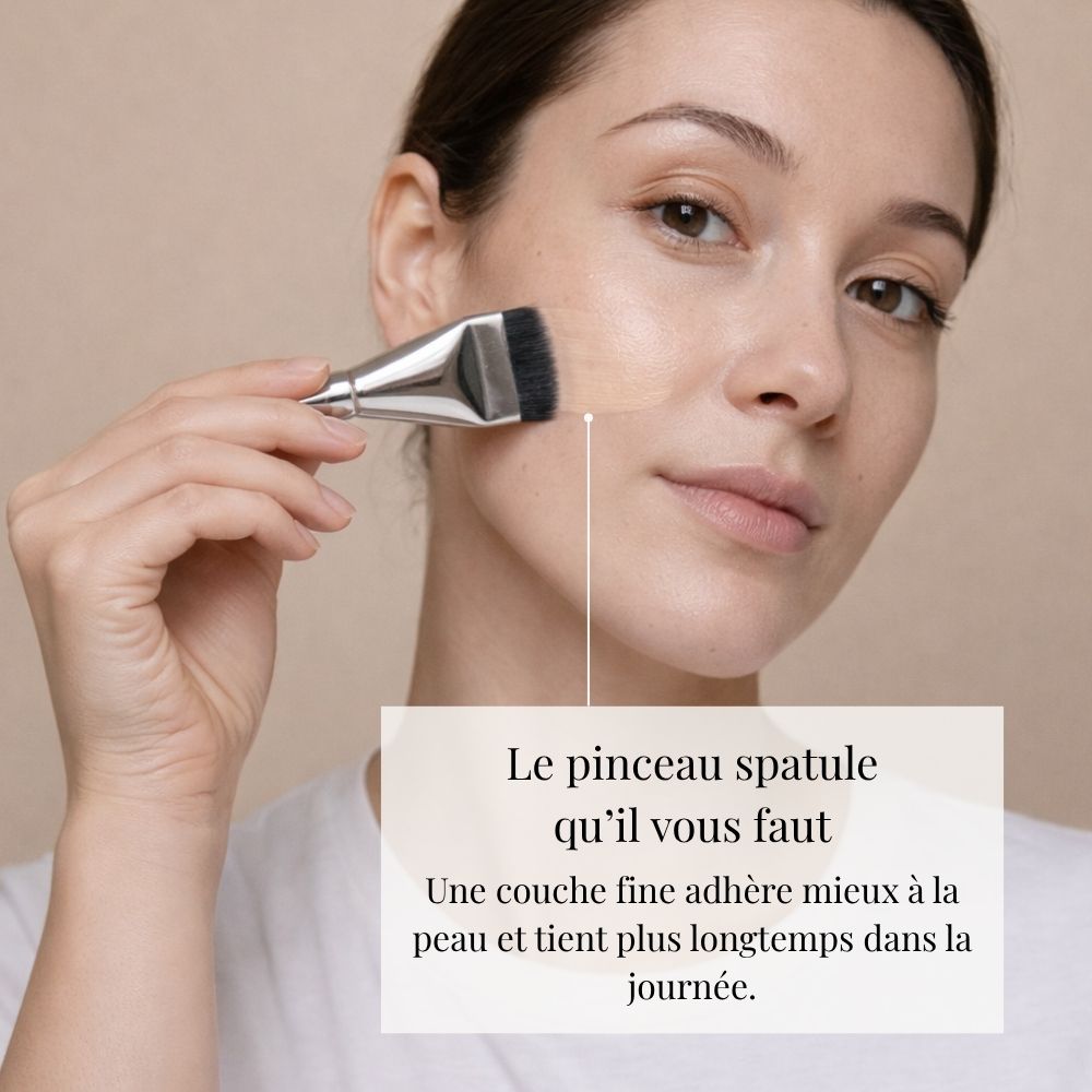 Pinceau spatule pour le teint
